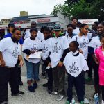 The Youth Marching at Night out against violence