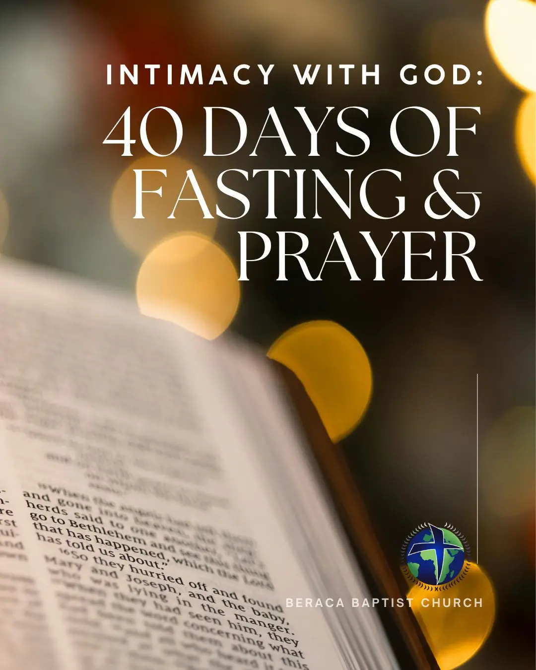 Intimacy With God 40 Days of Fasting & Prayer